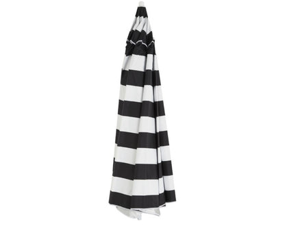 Striped beach umbrella (2.2m diameter)