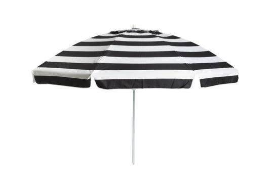 Striped beach umbrella (2.2m diameter)