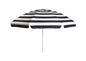 Striped beach umbrella (2.2m diameter)